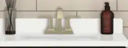Menards Solid White Cultured Marble Vanity Top offer