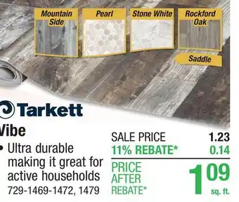 Menards Vibe offer