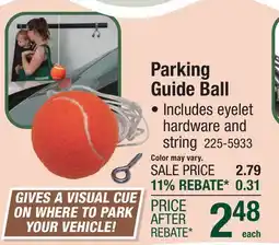Menards Parking Guide Ball offer