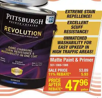 Menards Matte Paint & Printer offer