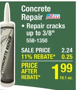Menards Concrete Repair offer
