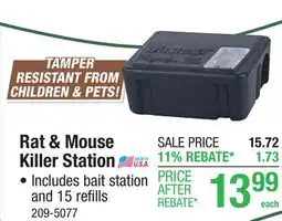 Menards Rat & Mouse Killer Station offer