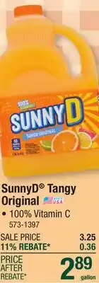 Menards SunnyD Tangy Original offer