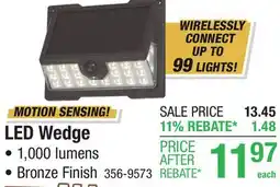 Menards LED Wedge offer
