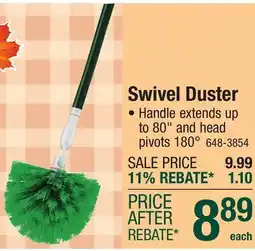 Menards Swivel Duster offer