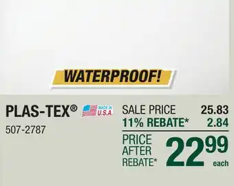Menards 4 x 8 PLAS-TEX PANELING offer
