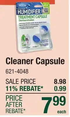 Menards Cleaner Capsule offer
