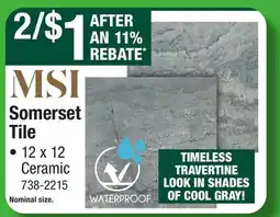 Menards Somerset Tile offer