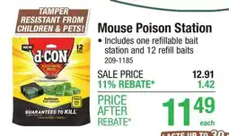 Menards Mouse Poison Statipon offer