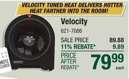 Menards Velocity offer