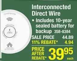 Menards Interconnected Direct Wire offer