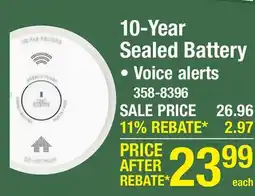 Menards 10-Year Sealed Battery offer
