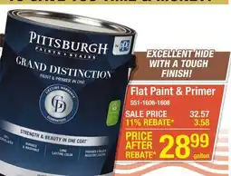 Menards Flat Paint & Primer offer
