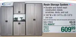 Menards Resin Storage System offer