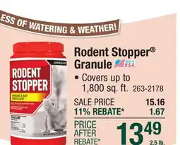 Menards Rodent Stopper Granule offer