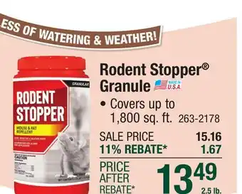 Menards Rodent Stopper Granule offer