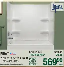 Menards Elite offer