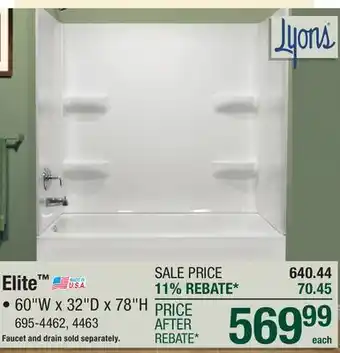 Menards Elite offer