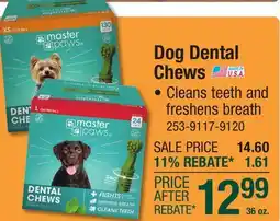 Menards Dog Dental Chews offer