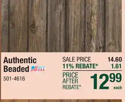 Menards Authentic Beaded offer