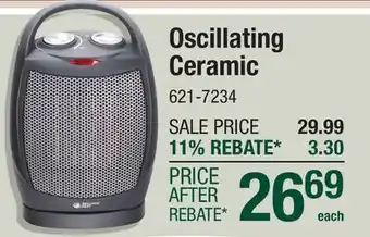 Menards Oscillating Ceramic offer