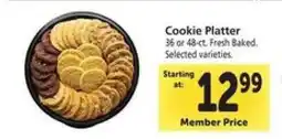 Safeway Cookie Platter offer