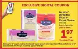 Safeway Lucerne Cheese offer