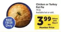 Safeway Chicken or Turkey Pot Pie offer