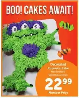 Safeway Decorated Cupcake Cake offer