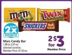 Safeway Mars Candy Bar offer