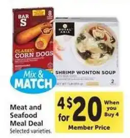 Safeway Meat and Seafood Meal Deal offer