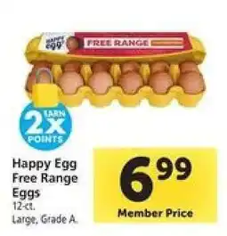 Safeway Happy Egg Free Range Eggs offer
