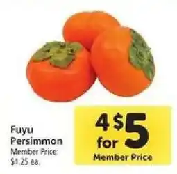 Safeway Fuyu Persimmon offer