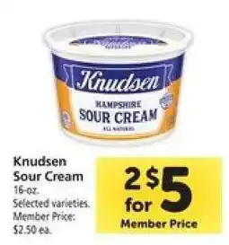 Safeway Knudsen Sour Cream offer