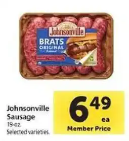 Safeway Johnsonville Sausage offer