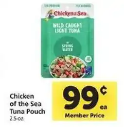 Safeway CHICKEN OF THE SEA TUNA POUCH offer