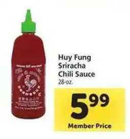 Safeway Huy Fung Sriracha Chili Sauce offer