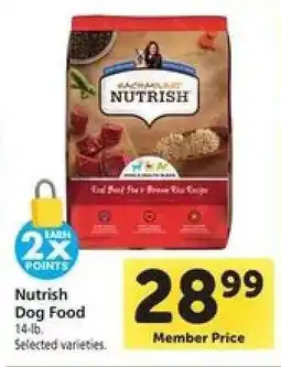 Safeway Nutrish Dog Food offer