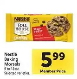 Safeway Nestlé Baking Morsels offer