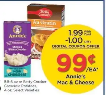 Kroger Annie's Mac & Cheese offer