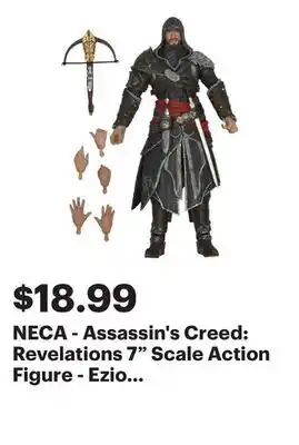 Best Buy NECA - Assassin's Creed: Revelations 7 Scale Action Figure - Ezio Auditore offer
