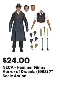Best Buy NECA - Hammer Films: Horror of Dracula (1958) 7 Scale Action Figure - Van Helsing offer
