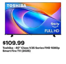 Best Buy Toshiba - 40 Class V35 Series FHD 1080p Smart Fire TV (2025) offer