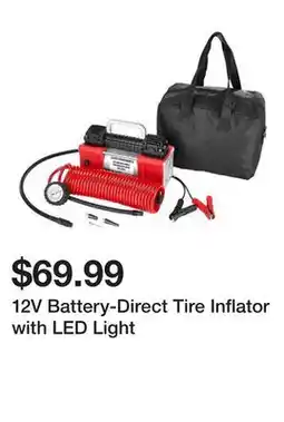 Harbor Freight Tools 12V Battery-Direct Tire Inflator with LED Light offer