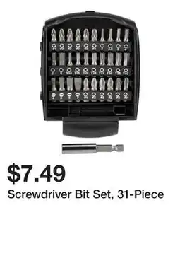 Harbor Freight Tools Screwdriver Bit Set, 31-Piece offer