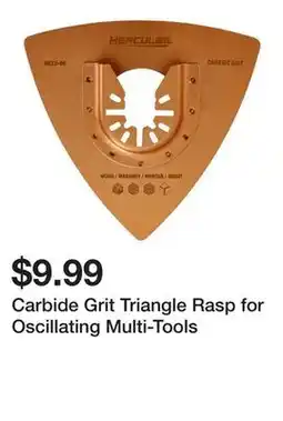 Harbor Freight Tools Carbide Grit Triangle Rasp for Oscillating Multi-Tools offer