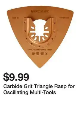 Harbor Freight Tools Carbide Grit Triangle Rasp for Oscillating Multi-Tools offer