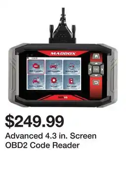 Harbor Freight Tools Advanced 4.3 in. Screen OBD2 Code Reader offer