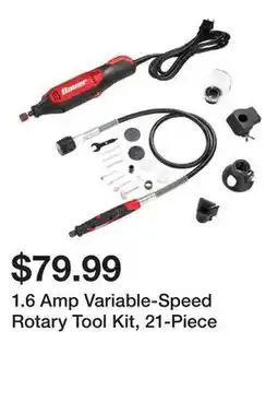 Harbor Freight Tools 1.6 Amp Variable-Speed Rotary Tool Kit, 21-Piece offer