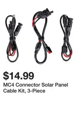 Harbor Freight Tools MC4 Connector Solar Panel Cable Kit, 3-Piece offer